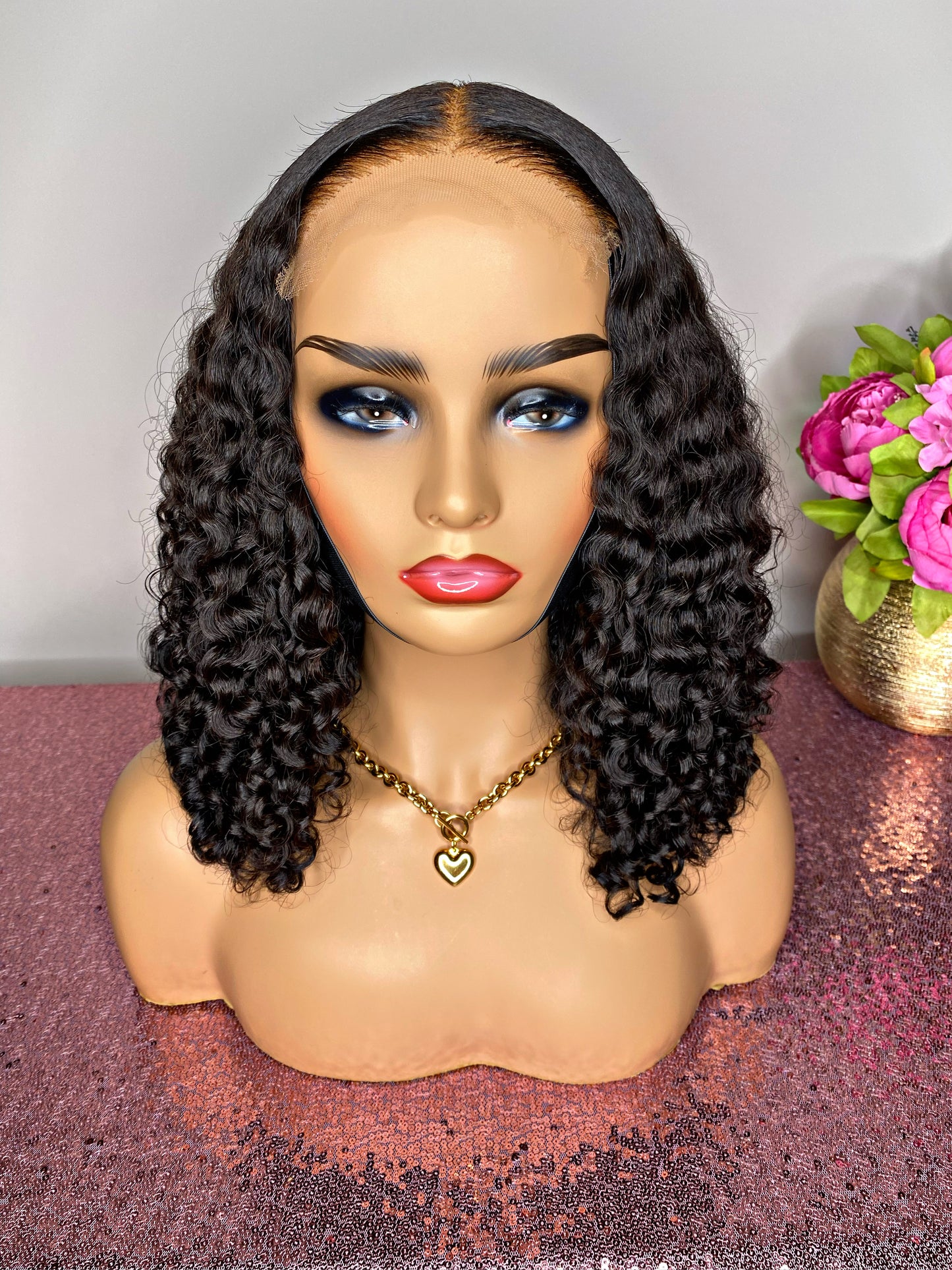 Lace closure wig construction