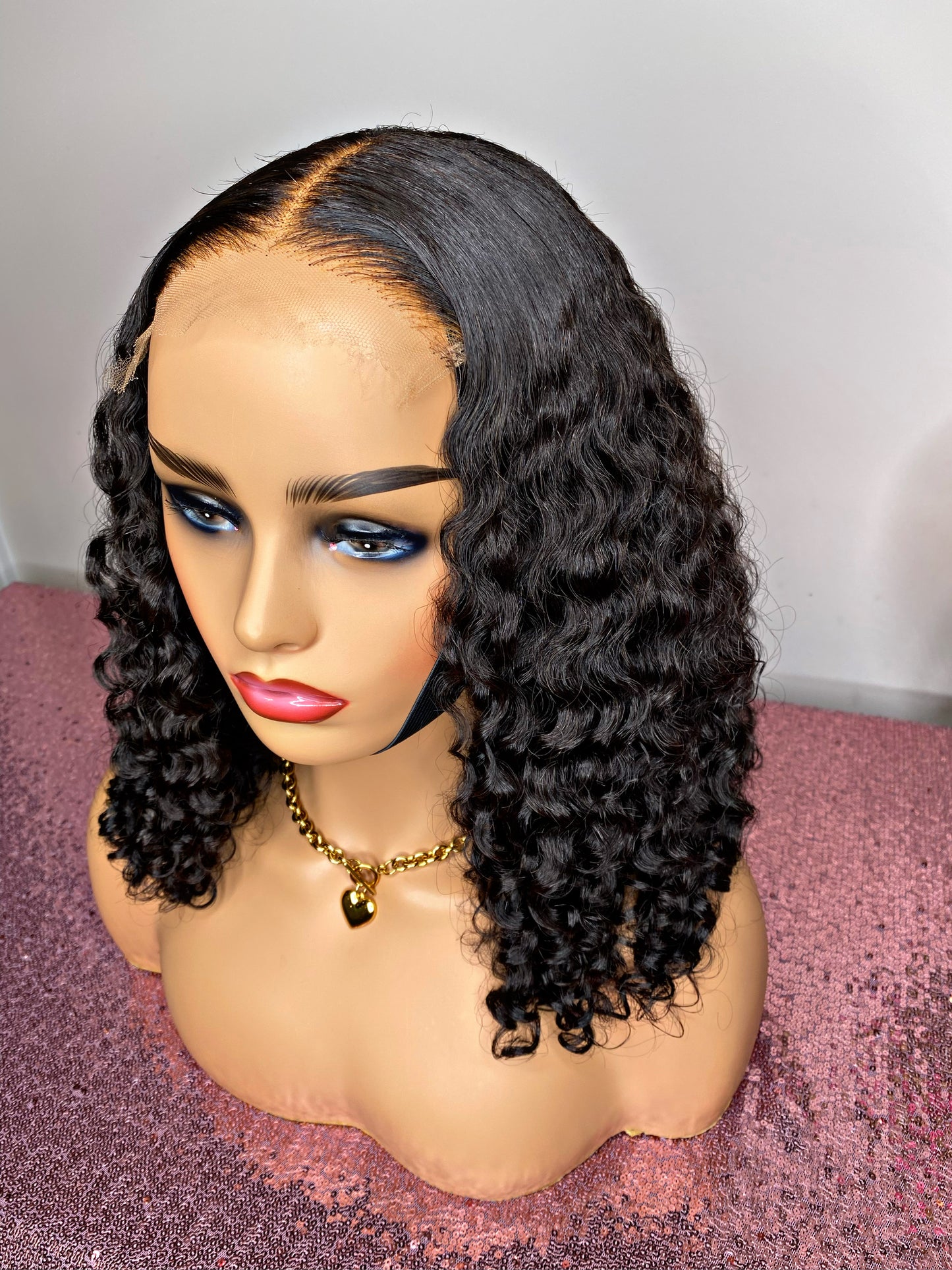 Lace closure wig construction